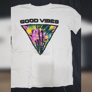 Good Vibes White Kids T-Shirt